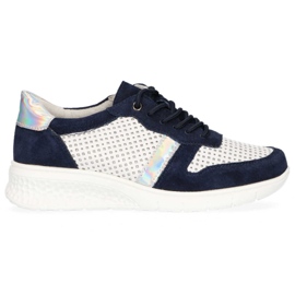Filippo DP1389 / 20 Wh Nv White Navy kengät valkoinen tummansininen keltainen