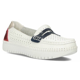 Nahkakengät Filippo DP1413 / 20 Wh valkoinen