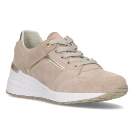 Nahkaiset lenkkarit Filippo DP2003 / 21 Beige