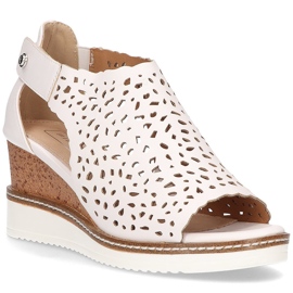 Sandaalit kiilassa Filippo DS2074 / 21 Wh valkoinen