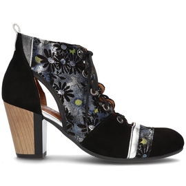 Nahkakengät Filippo 03938-01 Musta