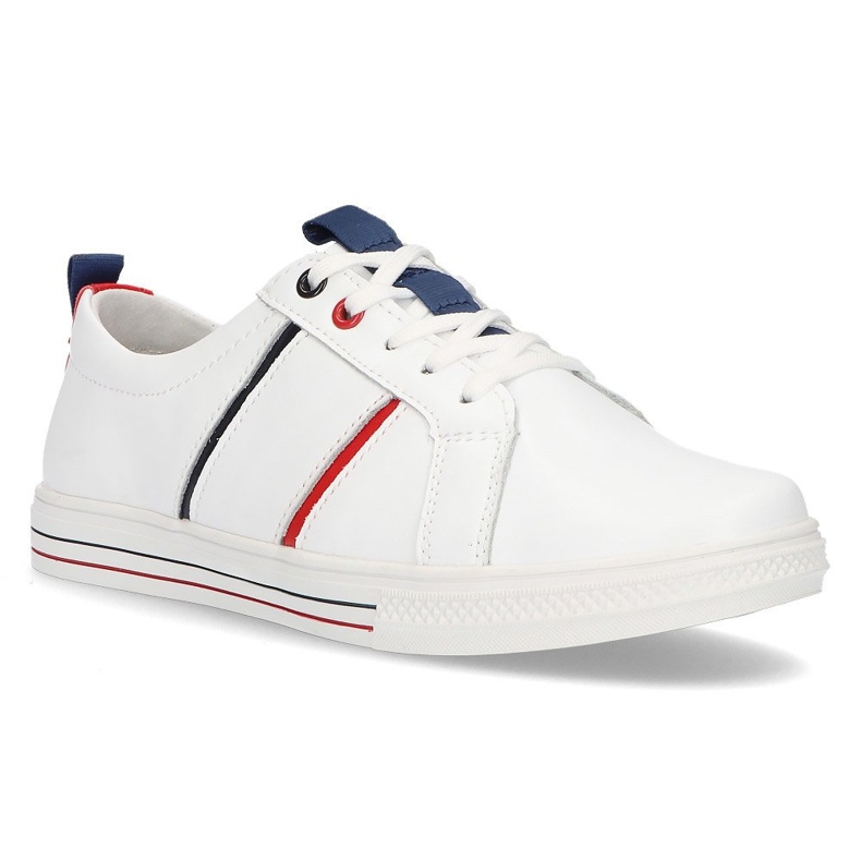 Nahkakengät Filippo DP2045 / 21 Wh valkoinen