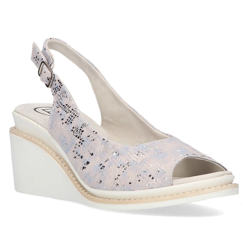 Nahkasandaalit Filippo DS2150 / 21 Si hopea