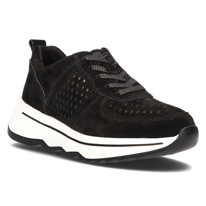 Filippo Nahkaiset lenkkarit DP3171 / 21 Bk mustat