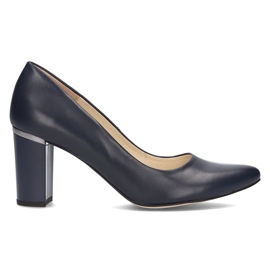 Nahkapumput Filippo 2063 Navy blue tummansininen