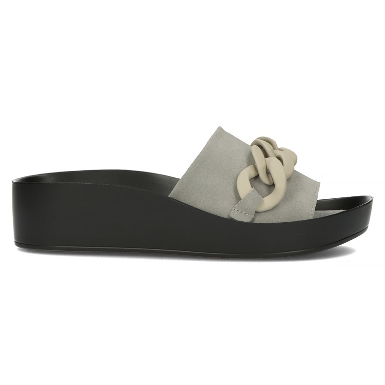 Nahkaiset tossut Filippo DK3593 / 22 Gr harmaa