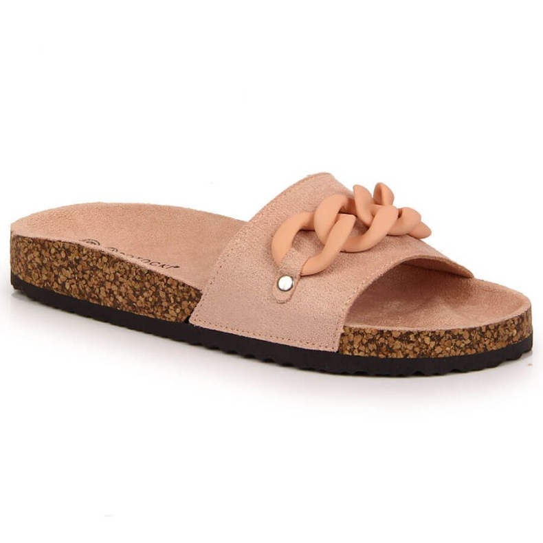 Tossut ketjulla Potocki W WOL65 pinkki vaaleanpunainen