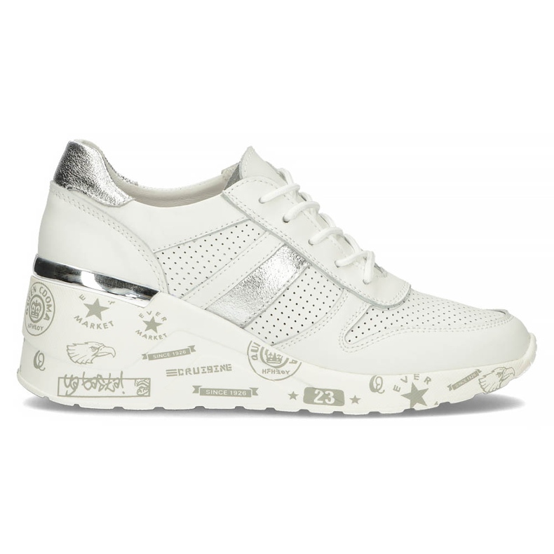 Nahkalenkkarit Filippo DP3550 / 22 Wh valkoinen