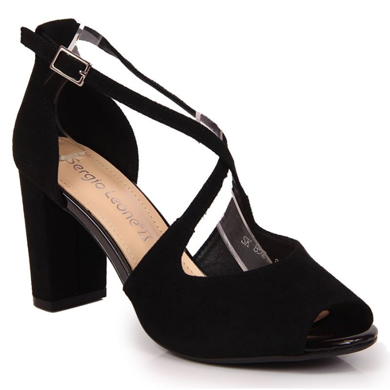 Sandaalit Sergio Leone W SK210C tolppaan mustat