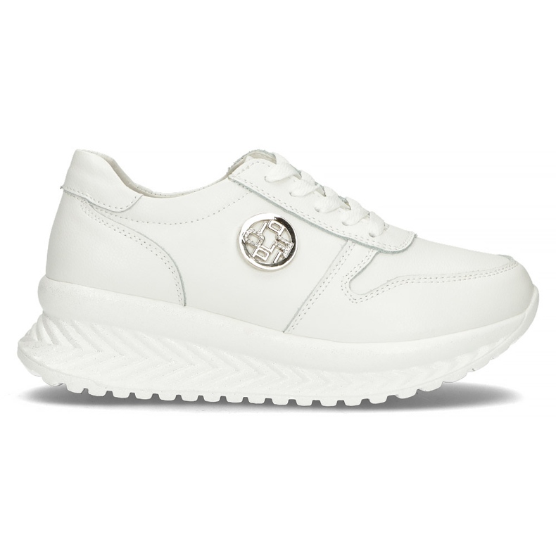 Nahkalenkkarit Filippo DP3547 / 22 Wh valkoinen