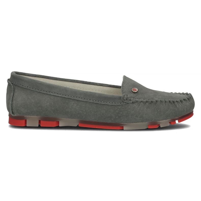 Harmaa nahkainen Filippo DP2037 / 22 Gr Rd -loafers