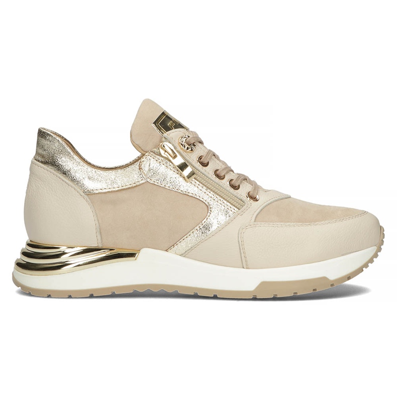 Nahkaiset lenkkarit Filippo 144 beige