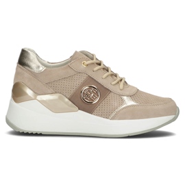 Nahkaiset lenkkarit Filippo DP3553 / 22 Beige