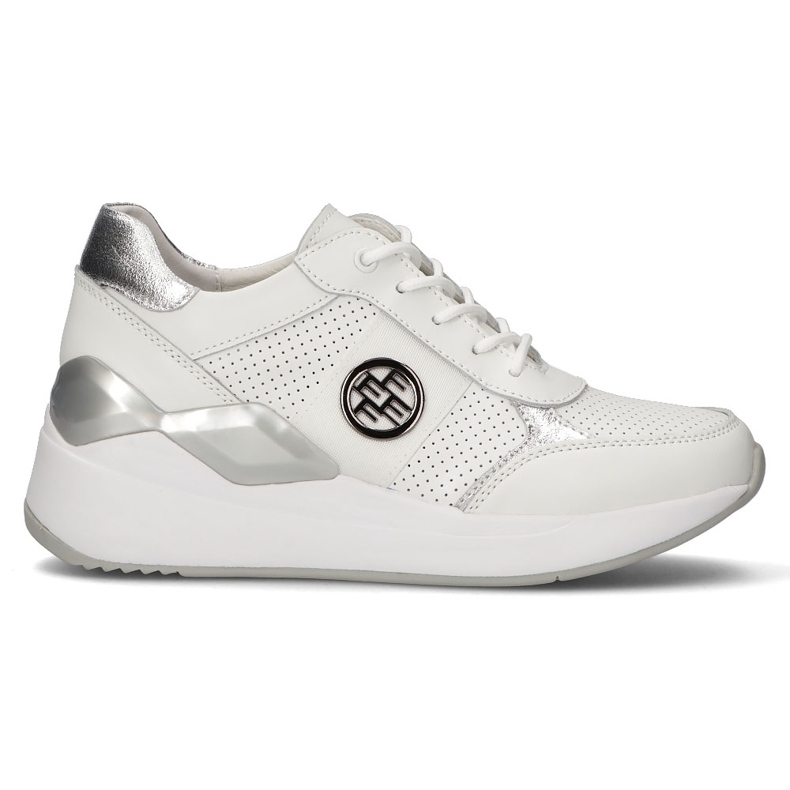 Nahkalenkkarit Filippo DP3553 / 22 Wh valkoinen