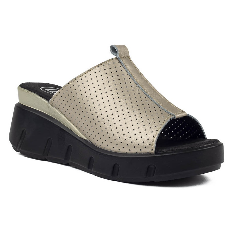 Nahkaiset tossut Filippo DK3594 / 22 Go golden kultainen