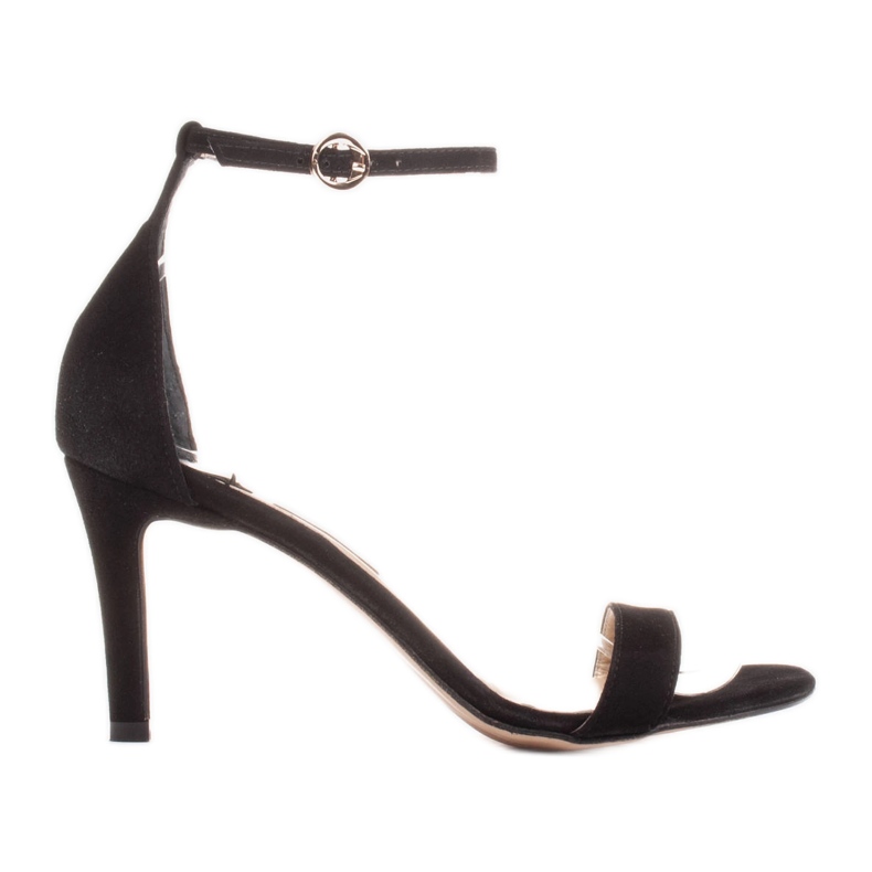 Marco Shoes Tyylikkäät sandaalit luonnollisesta mokkasta musta