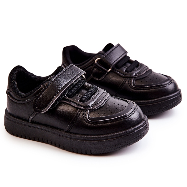 Lasten matalat urheilukengät, musta frillo