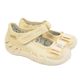 Balerina Girls tossut tarranauhalla beige Befado