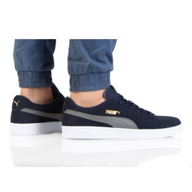 Puma Smash V2 M 364989 56 tummansininen harmaa kultainen