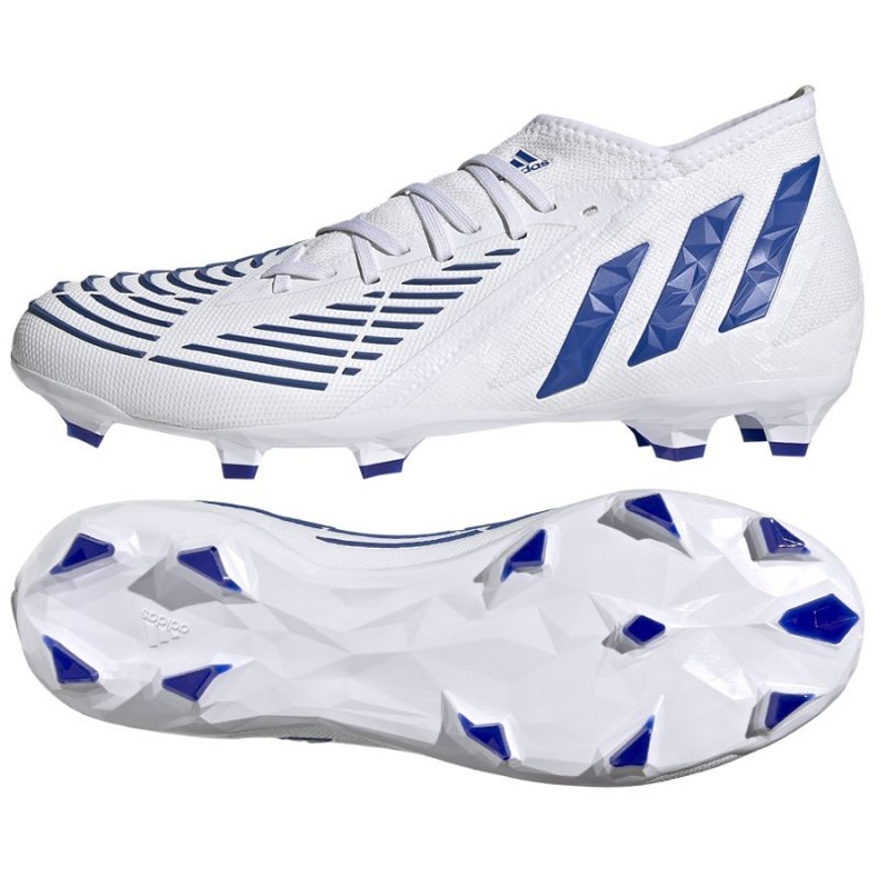 Adidas Predator Edge.2 Fg M GW2269 jalkapallokengät valkoinen valkoinen