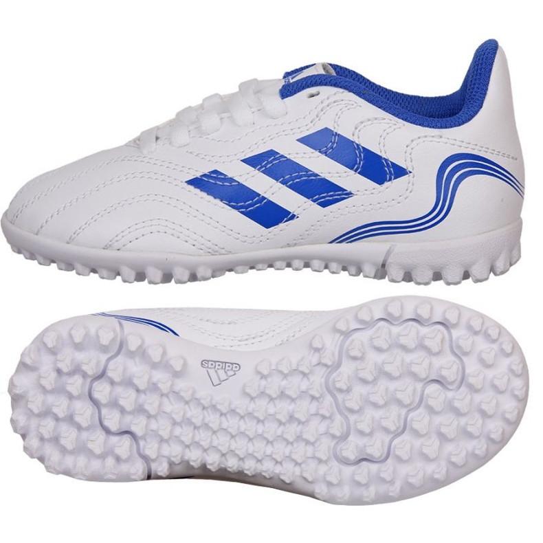 Adidas Copa Sense.4 Tf Jr GW7398 jalkapallokengät valkoinen valkoinen