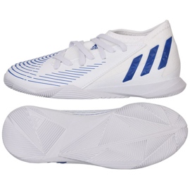 Adidas Predator Edge.3 In Jr GX2647 jalkapallokengät valkoinen valkoinen