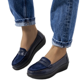 Tummansiniset loaferit Dinsmore-kiilassa tummansininen