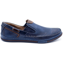 Polbut Miesten kengät Loaferit 09 tummansininen