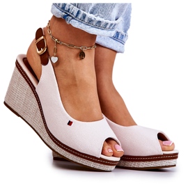 PS1 Naisten mukavat sandaalit soljella beige Thallas