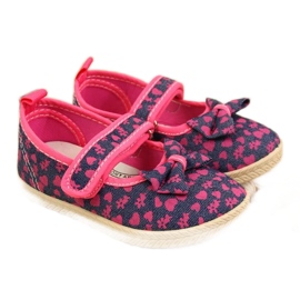 Ballerina Sneakers Navy Blue Jr American Club tummansininen vaaleanpunainen