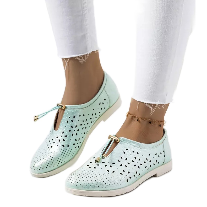 Vihreät harjakattoiset Holm-kengät