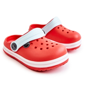 Mukavat lasten tossut Crocs Red Colly punainen