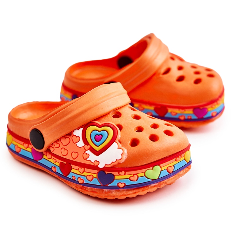 Lasten tossut Foam Crocs Orange Charie oranssi
