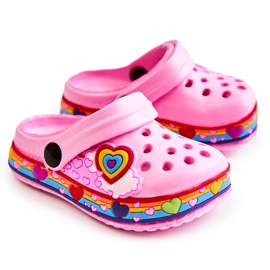 Lasten tossut Foam Crocs Pink Charie vaaleanpunainen