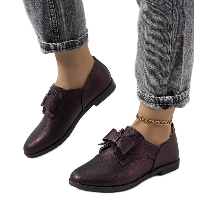 Ruskeat brogues Korner-rusetilla