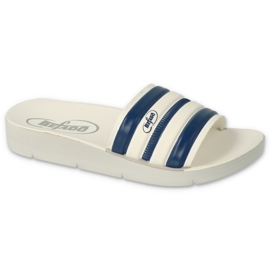 Befado vaahto lasten flip flops 067y003 raidallinen valkoinen