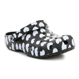 Crocs Classic Heart Print Clog W 207679-066 musta