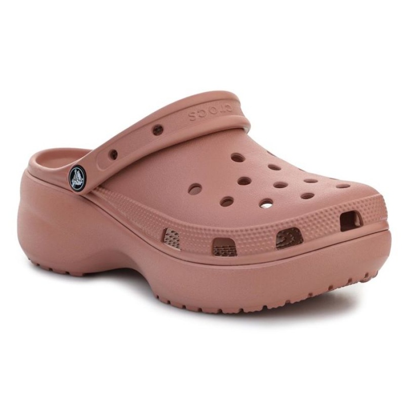 Crocs Classic Platform Clog W Pale Blush 206750-6RL ruskea