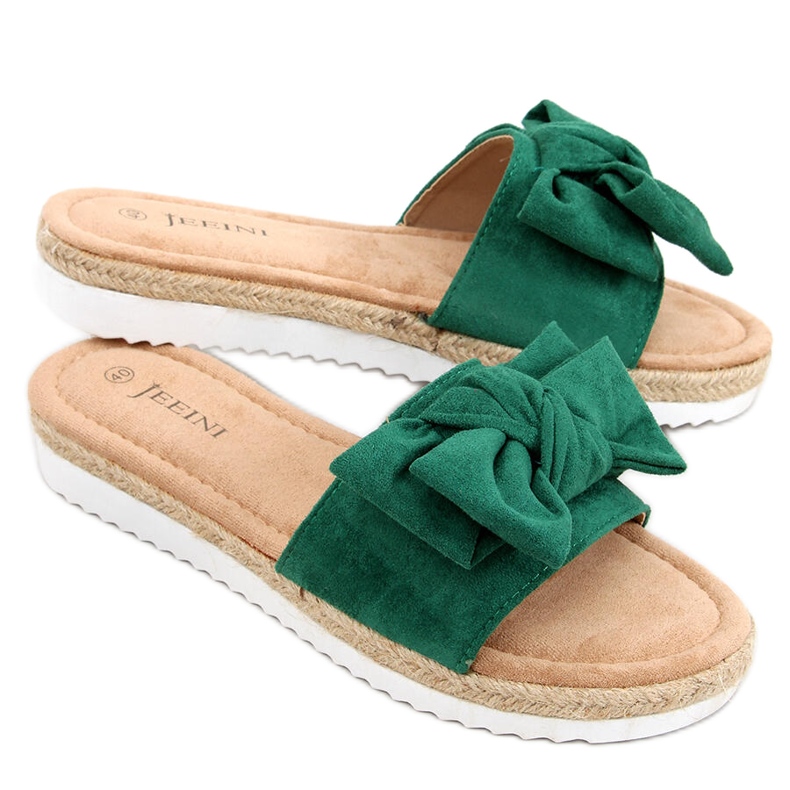 Espadrillit Viola Green -jousella vihreä