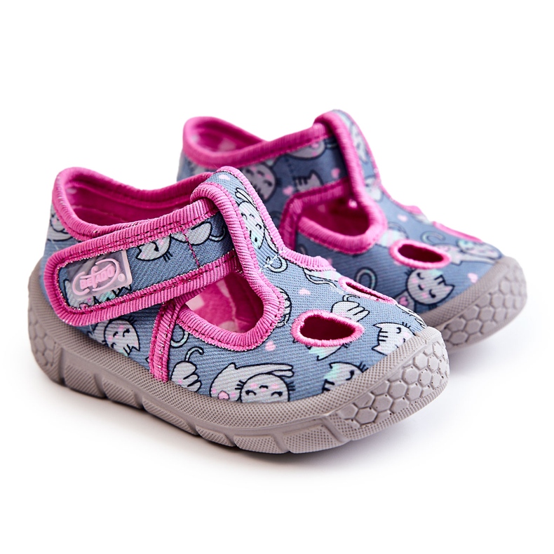 BEFADO S.A. Tossut Befado Cats 533P014 Sini-Pink sininen vaaleanpunainen