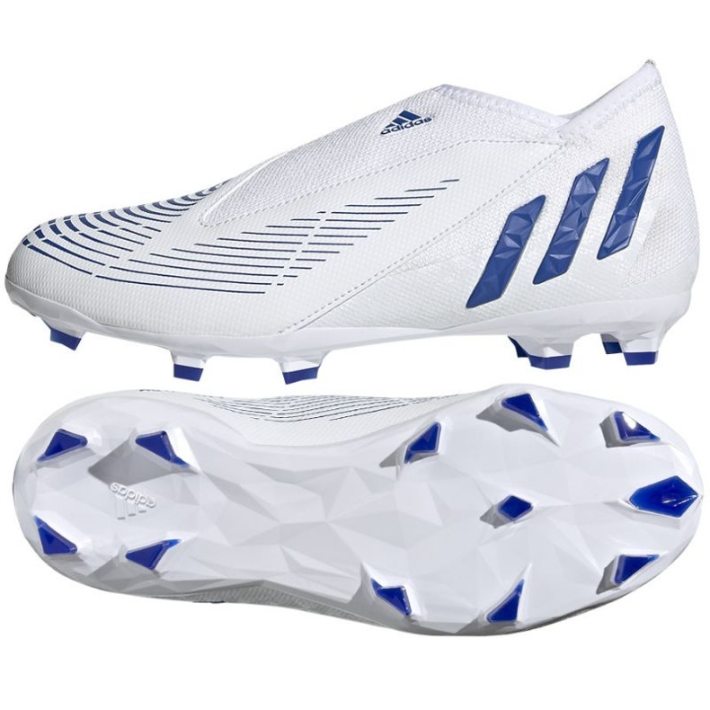 Adidas Predator Edge.3 Ll Fg Jr GX5208 jalkapallokengät valkoinen valkoinen