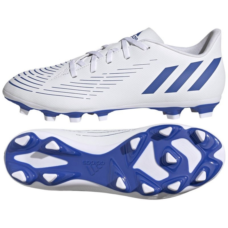 Adidas Predator Edge.4 FxG M GW2356 jalkapallokengät valkoinen valkoinen