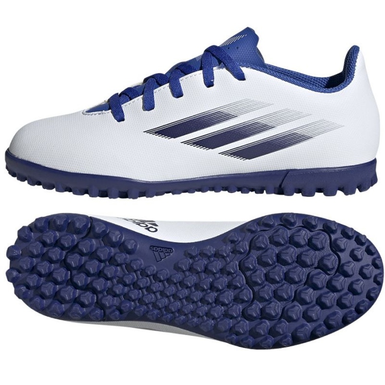 Adidas X Speedflow.4 Tf Jr GW7533 jalkapallokengät monivärinen valkoinen