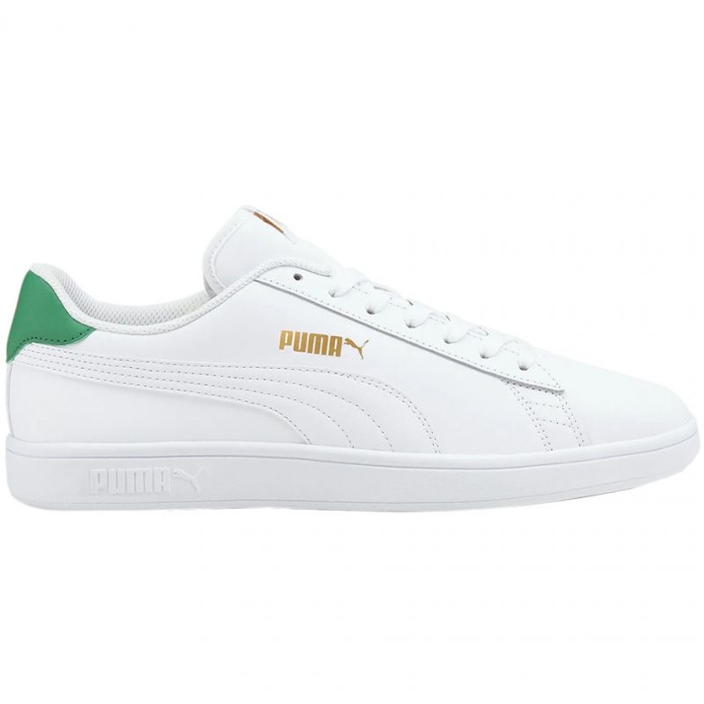 Puma Smash v2 LM 365215 36 valkoinen vihreä