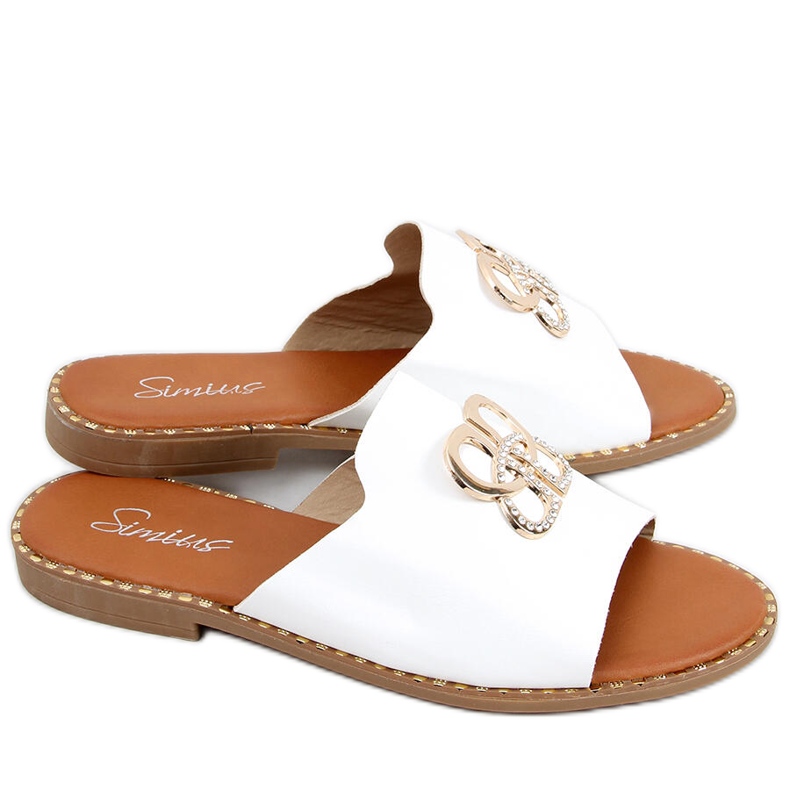 Naisten Inday White -tossut valkoinen