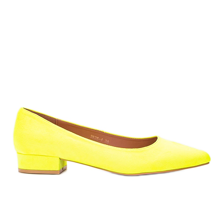 Jodyn keltaiset neonkorkokengät keltainen