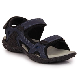 American Club W AM887B laivastonsiniset velcro urheilusandaalit tummansininen