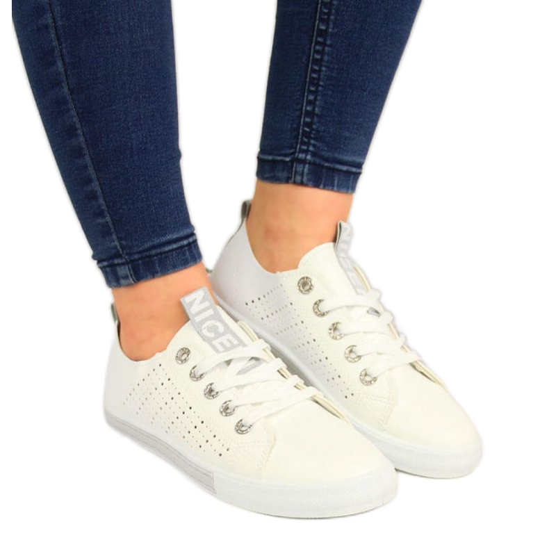 Tennarit ekonahasta Filippo W PAW221A valkoiset valkoinen