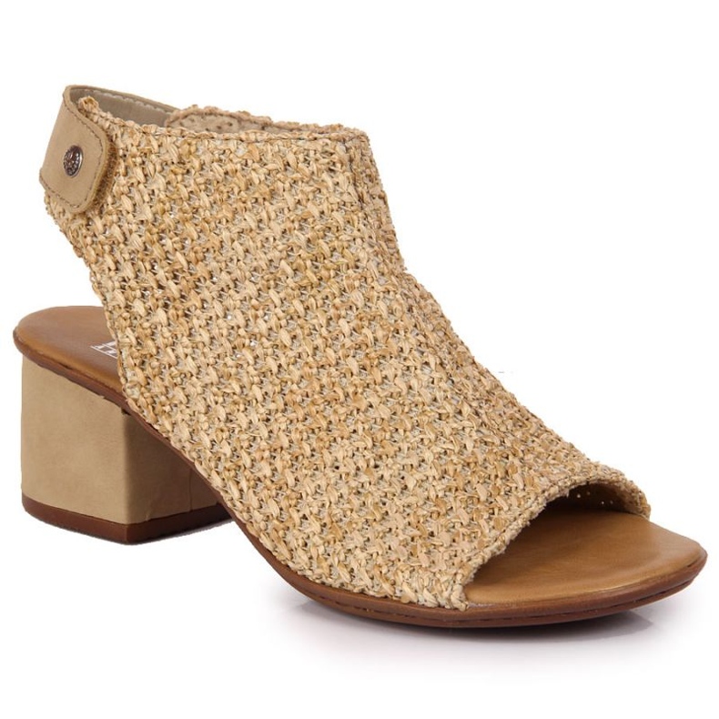 Suljetut sandaalit Rieker M RKR538 beige monivärinen