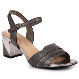 Sandaalit Sergio Leone W SK373C grafiittitolppaan